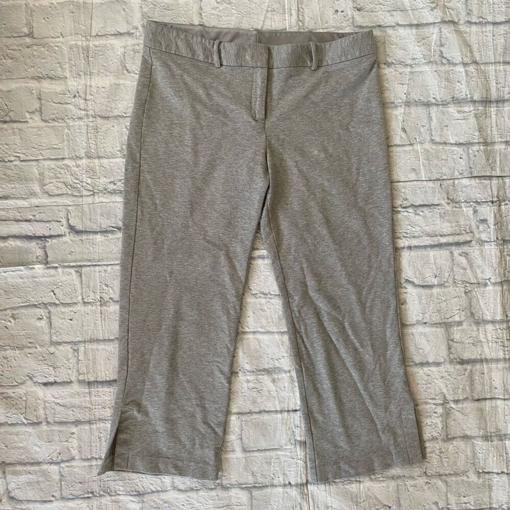 Express women 8 cotton blend soft & comfy Capri pants grey